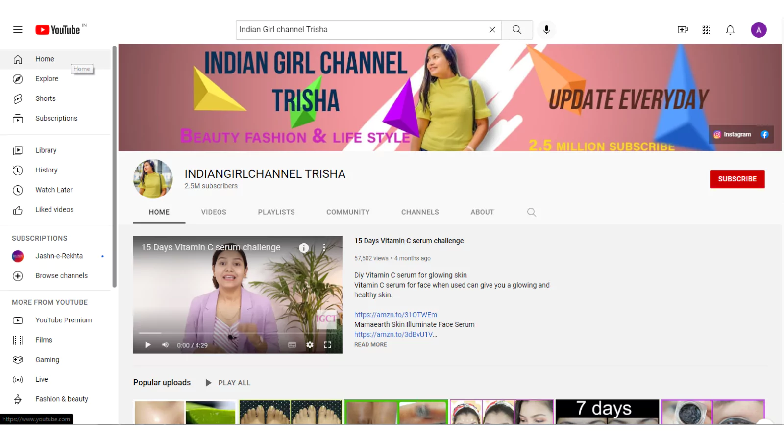 indian-girl-trisha-youtube-fashion