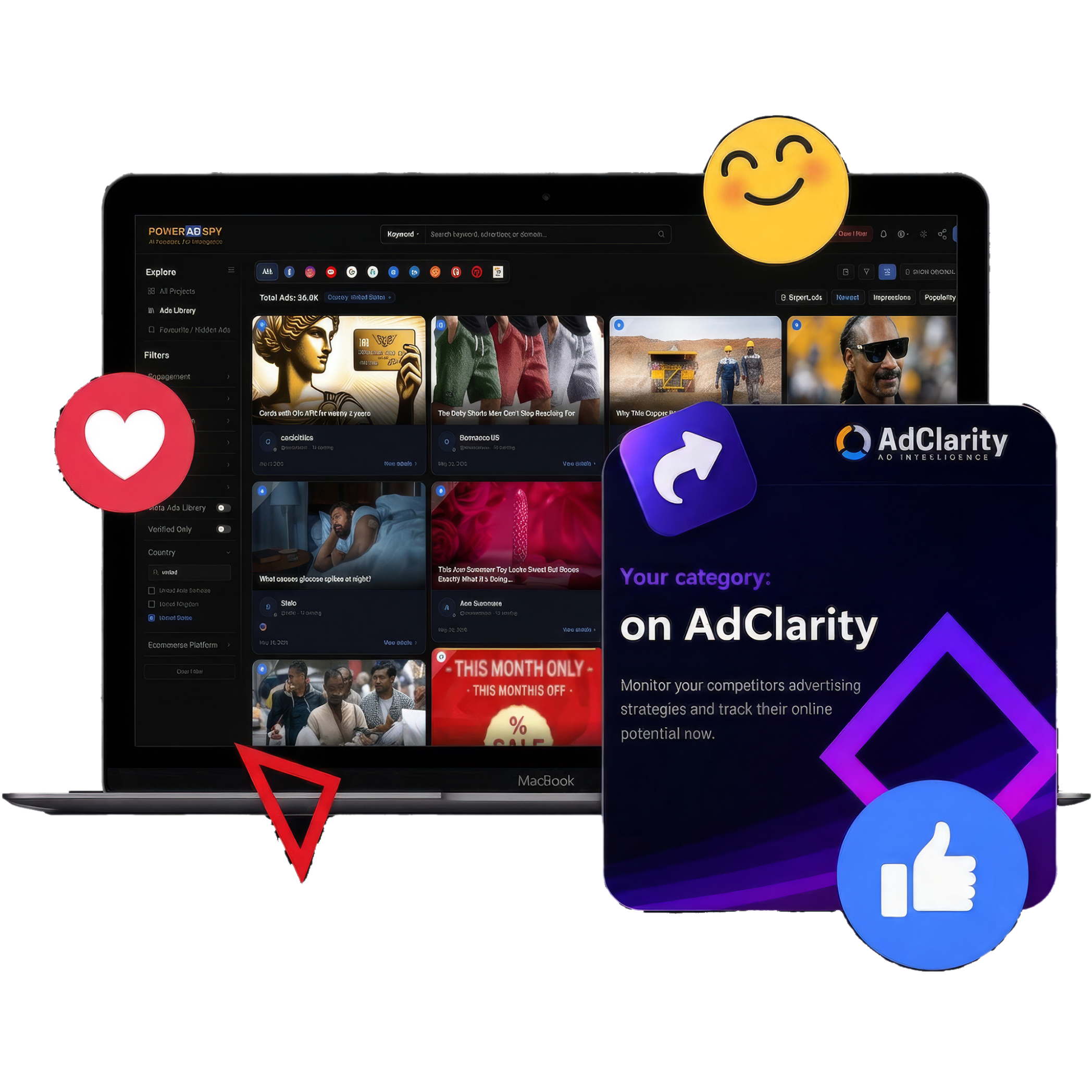 Discover Why Savvy Marketers Trust PowerAdSpy Over AdClairty 1